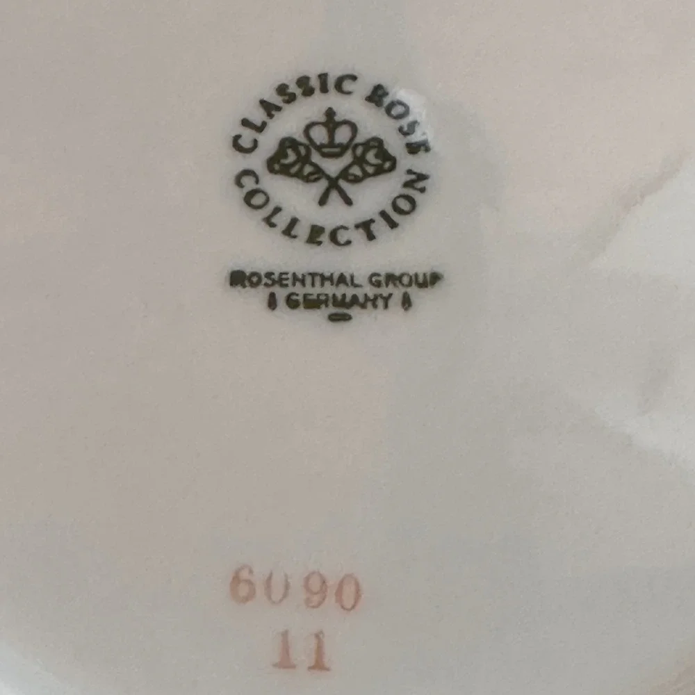 8 Rosenthal Classic Rose‎ Frederick the Great Cobalt Gold 7.75